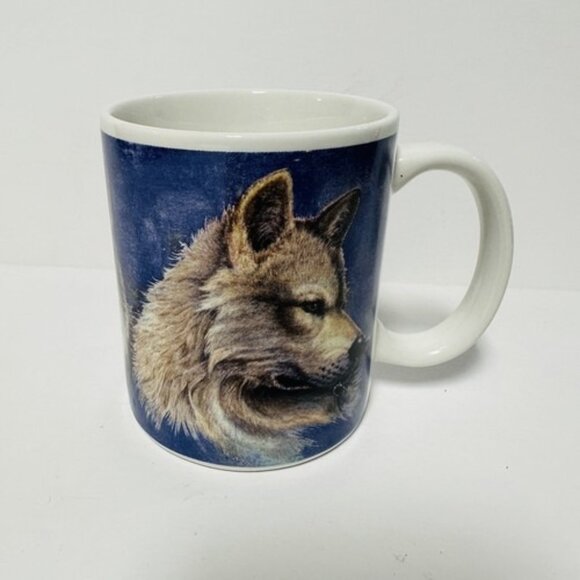 Wolf Wolves Coffee Mug Friends of The Forest Wild Animal Nature 8 oz 3 5/8 in - Picture 1 of 9